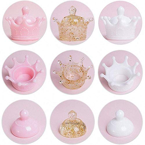 3D Crown Jewelry Storage Box With Solid Lid Epoxy Resin Casting Silicone Mold Craft Tools Chocolate Candle Soap Mold Cake Topper Decorating Tool #TOP5