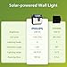 Philips Solar Lights Motion Sensor Outdoor, 120 LEDs Solar Powered Security Lights,3 Lighting Modes, Waterproof Wall Lights for Outside Yard Fence Garden Garage