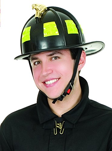 Charades Black Fireman Helmet: Buy 