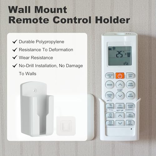 Rangement universel pour télécommande TV AC et lecteur multimédia mural - 4