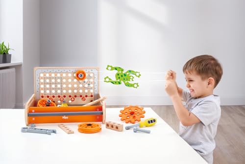 Hape Junior Inventor - Cassetta Degli Attrezzi Scientifica Con Più Di Sei Esperimenti Adatta Per Piccoli Scienziati Dai 4 Anni In Su - 2