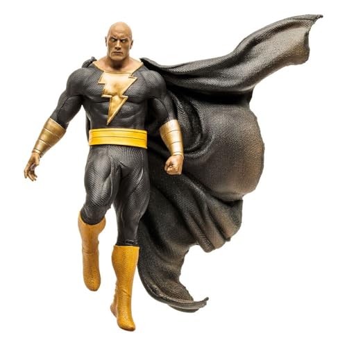 McFarlane TM15498, Figura de Acción, DC Direct, DC Estatua Película, Black Adam by Jim Lee, Multicolor