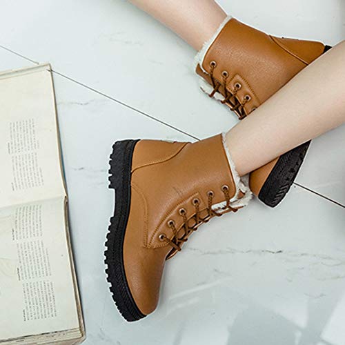 [XYZL] スノーブーツ 男女兼用 カモフラージュ レディース メンズ レースアップ スノーシューズ 防水 防滑 撥水 雪用ブーツ 27.0cm ウインターブーツ 雪道 防寒 ミドルブーツ らくだ色 滑らない 綿靴 長靴 通勤 通学用 男女兼用 大きいサイズ 7枚目