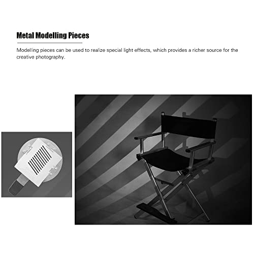 Qican SN 9 Flash Concentrador Cônico Snoot Video Light Art Styling Snoot com lente YN50mm F1.8 Bowen