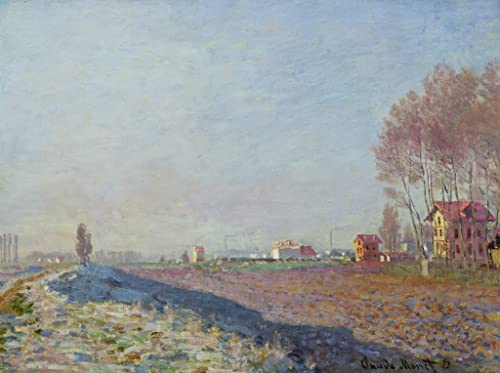 Toile Peinture Murale la plaine de Colombes créez une ambiance lumineuse et apaisante dans votre salon
