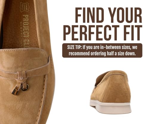 Image of Project Cloud 100% Genuine Leather Slip-on Casual Loafers for Women