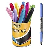 Das Stifte Set mit 10 BIC Permanent-Markern im praktischen Köcher vereint hochwertige Qualität mit durchdachtem Design und eignet sich optimal für den Gebrauch im Büro oder in der Schule