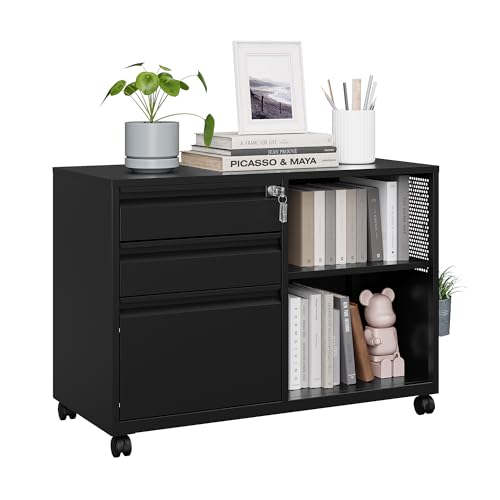 MIIIKO 3 Drawer Rolling
