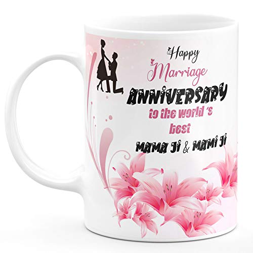 Buy TrendoPrint Happy Anniversary Mama Ji Mami Ji Ideal and