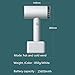 Cordless Hair Dryer, Rechargeable Built-in Battery, Portable Travel Hair Dryers, Lightweight Blow Dryer,Wireless Hair Dryer Hot/Cold Air, Gifts for Women/Mom
