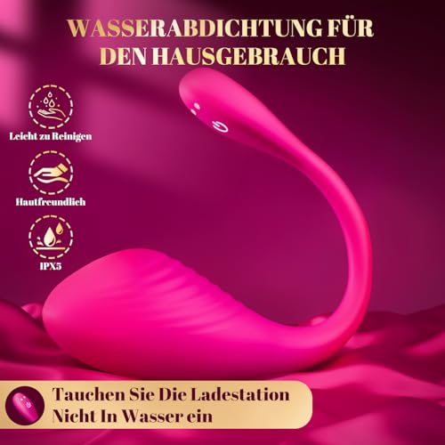 Vibration für Frauen mit APP, Vibrator Sex Spielzeug für die Frau mit 9 Vibrationsmodi, Vibratorensets für frauen Sex Spielzeug für die Paare, Sexspielzeug Vibratoren Sex Toys