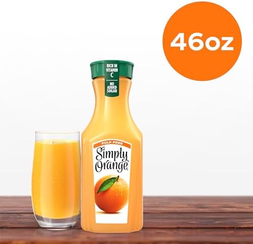 Simply Orange Pulp Free Orange Juice Bottle, 46 fl oz - 5