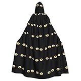 Étendez votre garde-robe saisonnière avec cette cape de Noël WHJSHOP Une paire de jolis petits yeux qui passe parfaitement des fêtes d'Halloween aux fêtes d'hiver, offrant une polyvalence de costume toute l'année pour toutes les occasions.