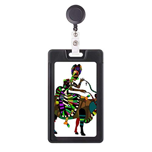 Porte-badge rétractable enrouleur de carte totem minorité chinoise