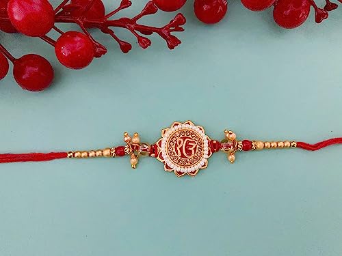Image of Ek Onkar Rakhi For Brother | Rakhi Combo| rakhi || rakhi set || rakhi for brother