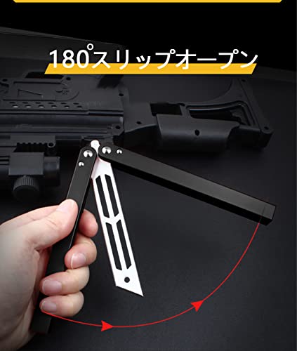 GHDVOP バタフライナイフ 練習用 トレーナー リアル 刃無し