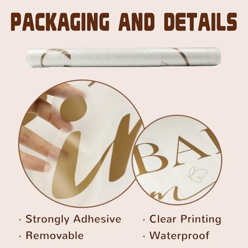 Baby in Bloom Baby Shower Stickers decorativos miniatura 6
