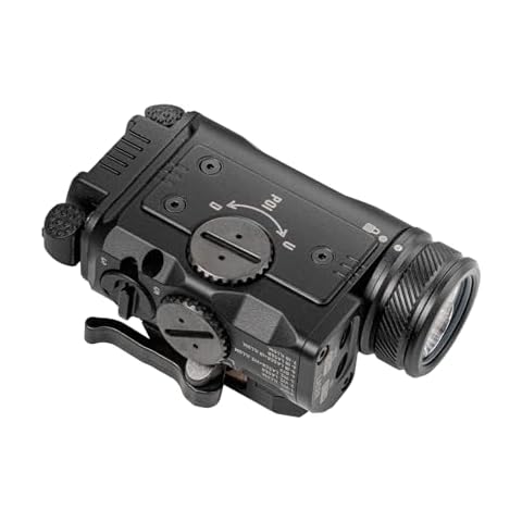 RovyVon GL4 Pro (2X Batteries Included) 4-in-1 Weaponlight with Visible and IR Beams, Adapt for GL and 1913 Picatinny Rails Cover