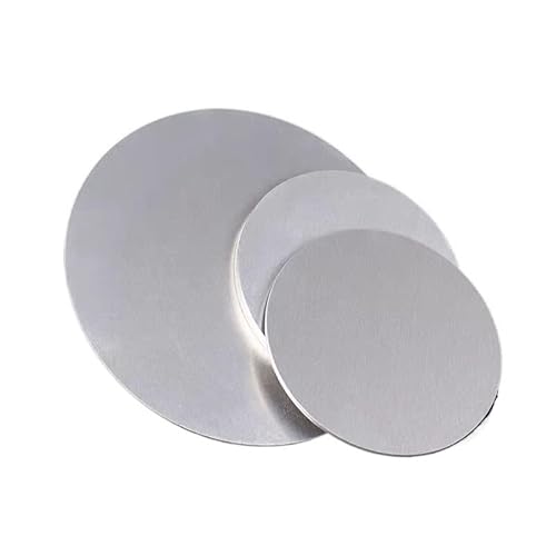 A3 Iron Sheet Flat Round Metal Plate - 5.5cm Diameter, Durable Iron Material for Industrial and DIY Projects(0.5mm 10pcs)