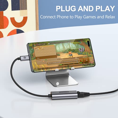 image for USB C to Ethernet Adapter, QGeeM USB Type C to Ethernet Gigabit Adapte