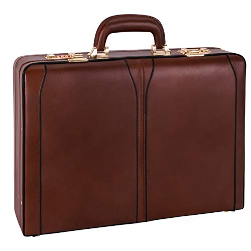 Mcklein Turner, Leather 4.5" Expandable Laptop/Computer & Tablet Business Briefcase Attaché Bag, Men Women Laptop Briefcase, Laptop Compartment Bag, Tablet Pocket Bag, Business Bags, Travel Cases #TOP1