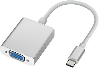 FORIDA USB-C to VGA Adapter | Type-C to VGA Converter | 1080P Full HD | Plug & Play | Compatible with MacBook Pro Air, iPa... Price In India