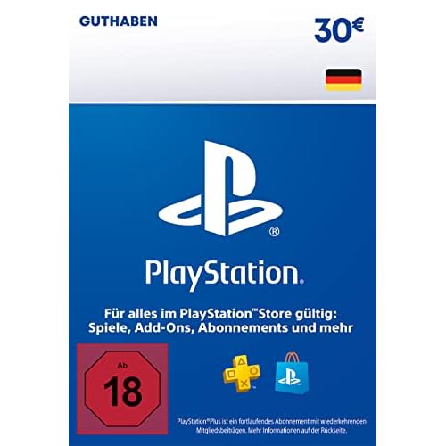 30€ PlayStation Store Guthaben | PSN Deutsches Konto [Code per Email]