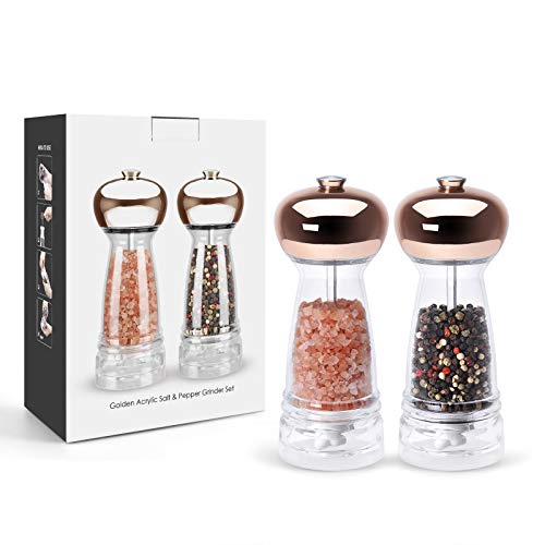 Vevouk Set Macina Sale e Pepe in Oro Rosa