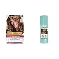 L'Oreal Paris Excellence Hair Colour & Magic Retouch Root Concealer Duo
