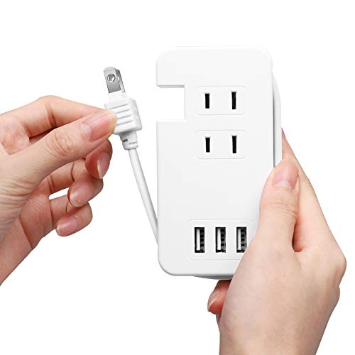 Ewin 電源タップ USB コンセント 急速充電 ACコンセント3口&USBポート3口 雷ガード 過負荷保護 省エネ コードが本体に収納可能 PSE認証済 ACアダプター 1年メーカー保証 (ホワイト) Ewin 電源タップ USB コンセント 急速充電 ACコンセント3口&USBポート3口 雷ガード 過負荷保護 省エネ コードが本体に収納可能 PSE認証済 ACアダプター 1年メーカー保証 (ホワイト)