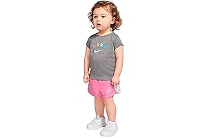 Nike Toddler Girls' 2-Piece Graphic T-Shirt and Shorts Set