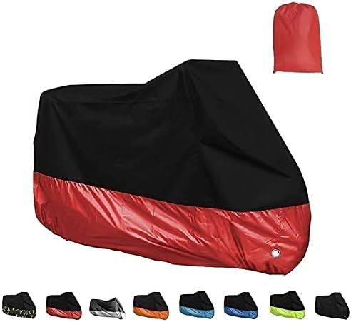 Motorcycle Covers Compatible with Motorcycle Cover Honda CRF 250L, 190T Oxford Waterproof Motorbike Cover, 8 Colors Indoor/Outdoor Full Motorcycle Cover (Color : B, Size : L(220 * 95 * 110CM))