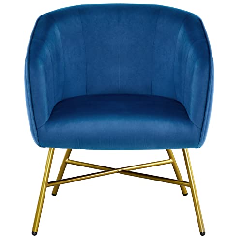 Yaheetech Velvet Barrel Accent Chair Set #TOP5