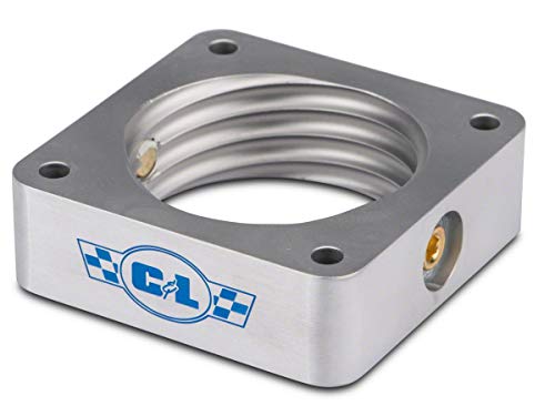 C&L Throttle Body Spacer with Nitrous Ports Compatible with 15-23 Mustang EcoBoost