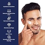 6-in-1 Face Cream for Men: Anti Aging & Wrinkle Cream for Men with Collagen, Hyaluronic Acid, Vitamins E & B, Shea Butter - Dark Spots Remover & Eye Bags Treatment - 1.7 oz. - Image 3