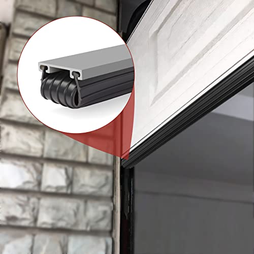 Fosluoc 20.1Ft Long Garage Door Bottom Seal 154448 For Replacement Wayne Dalton 8000 And 9000 Series, Garage Door Seal Bottom Rubber Kit. #TOP5