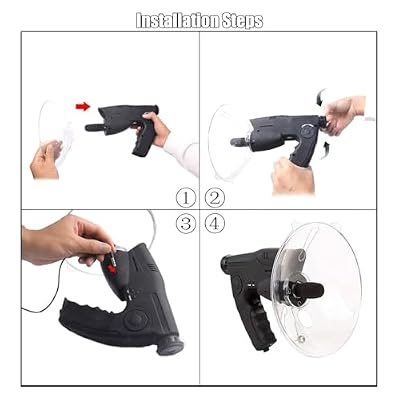 Parabolic Microphone Monocular, Sound Amplifier Spy Ear Bionic Listening Device, Long Range Listening Device Up to 300 FT 8X Magnification