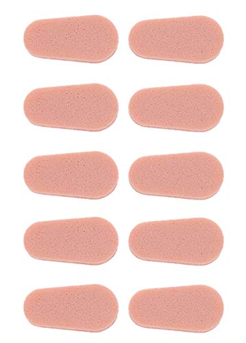 Epad Peach Colored Self Adhesive Soft Foam Nose Pads for Eyeglasses - 10 Packs, 50 Pairs (100 Pads Total)