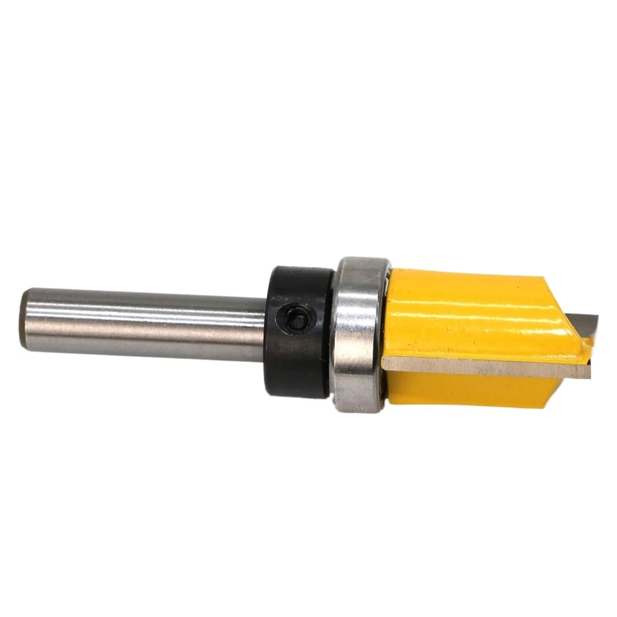 1PC Shank 8mm 1/4inch Template Trim Hinge Mortising Router Bit Straight End Mill Trimmer Cleaning Flush Trim Tenon Woodworking Tools(1PC 8x20mm)