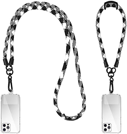 Joojus Neck Cell Phone Lanyard, Wrist Lanyard, Phone Strap, Wrist Strap, Adjustable Phone Lanyard Strap Crossbody for Women, Universal Phone Lanyard for All Smartphone, 2 Pack