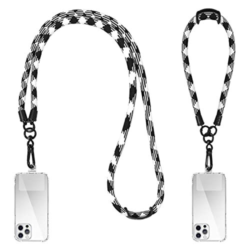 Joojus Neck Cell Phone Lanyard, Wrist Lanyard, Phone Strap, Wrist Strap, Adjustable Phone Lanyard Strap Crossbody For Women, Universal Phone Lanyard For All Smartphone, 2 Pack #TOP3