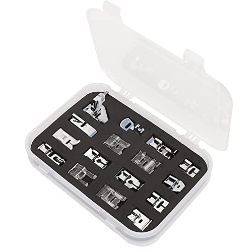 Accesorios para Máquina de Coser Juego de Pies Prensatelas Acero miniatura 3