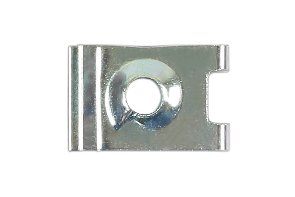 CONNECT 36410 Metal Trim U-Nut Zinc Plated Pack Of 50 Pieces Fits BMW Vehicles