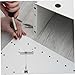 DIYEAH Stainless Steel Door Closer Automatic Self Closing Tool for Home Office Use Quiet Operation Lightweight Design Durable Spring Mechanism for Outward Opening Doors