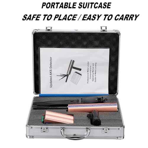 Détecteur de métaux souterrain de 25m avec scanner rechargeable bleu - 6