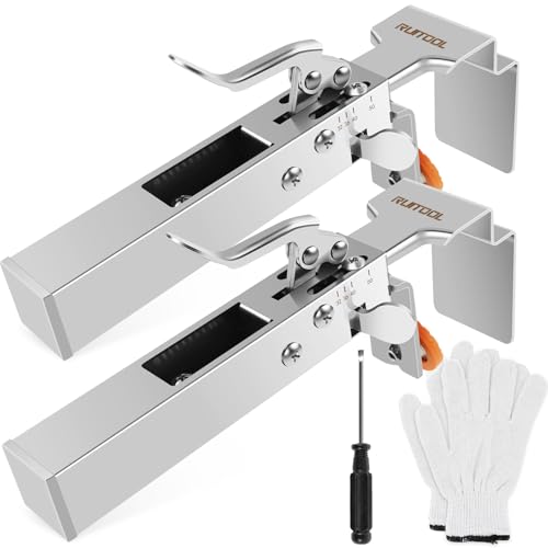 Adjustable Drawer Fixing Clamp, Drawer Front Installation Clamps, Universal Stainless Steel Fixing Clips, Drawer Front Installation Clip for Easy and Fast Drawer Front Panel Installation (2)