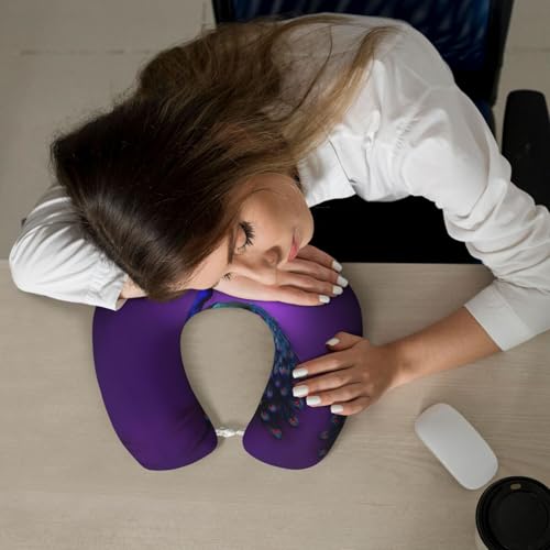 Almohada de viaje con espuma viscoelástica y fundas miniatura 7
