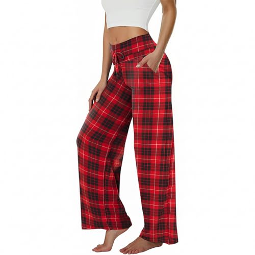 TNNZEET Women's Wide Leg Pants - Casual Loose Yoga Trouser Pants Sweatpants Palazzo Lounge Pajama Pants