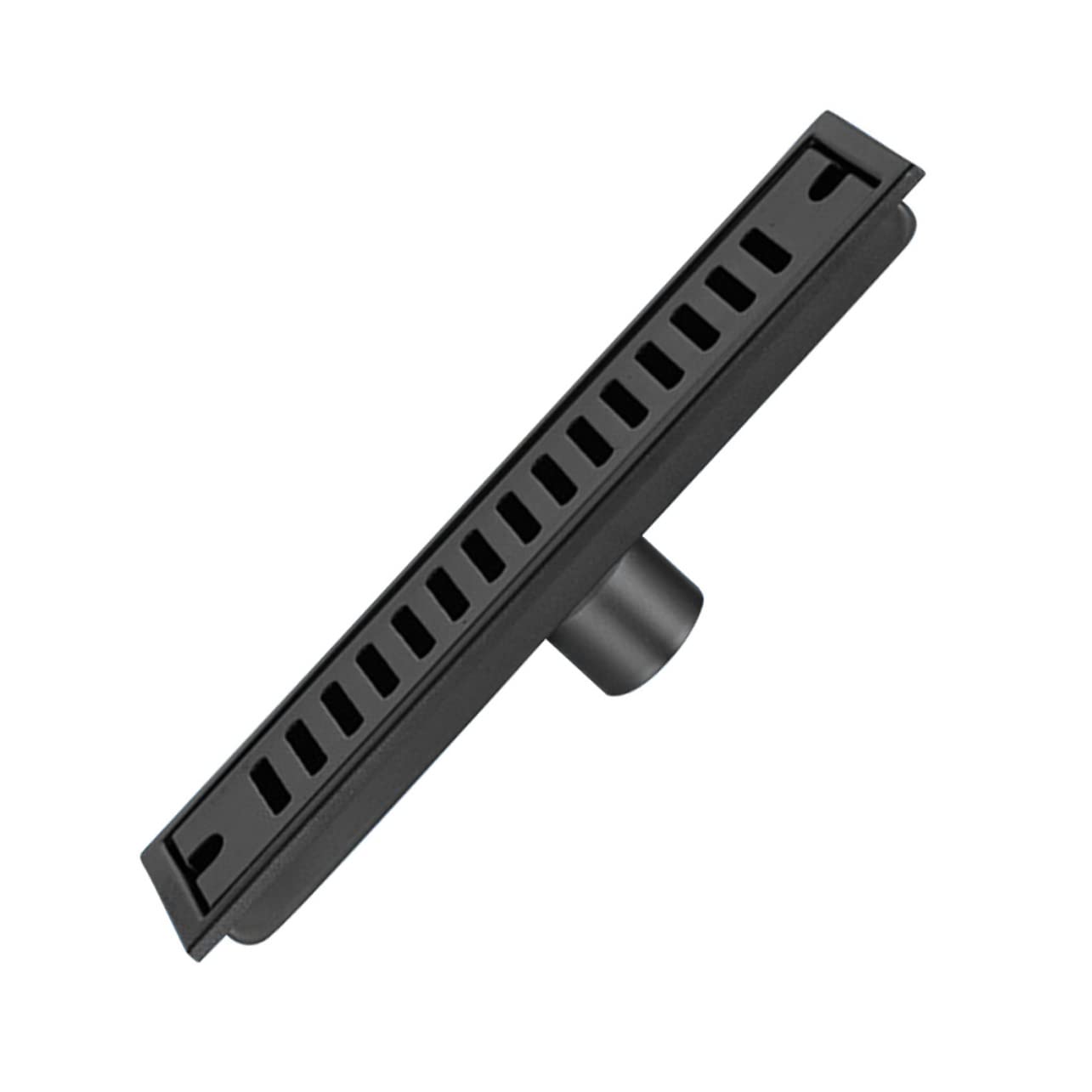 Filtro de Suelo Lineal de Acero Inoxidable Negro, Rectangular