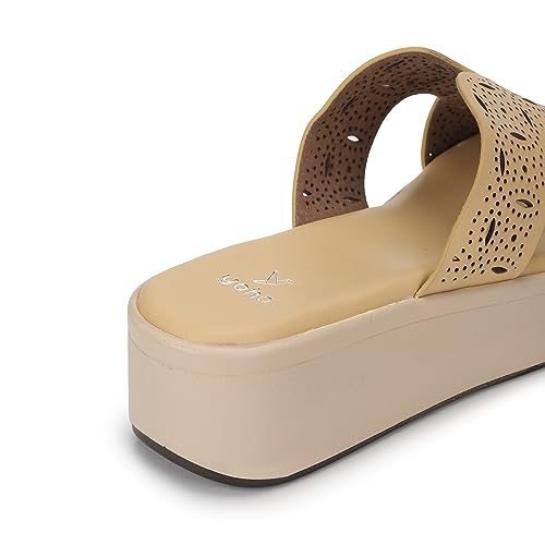 Image of YOHO Comfortable Wedges For Women | Latex Cushioning | Stylish & All Purpose | Vibrant Color | Travel Friendly | Modern Design